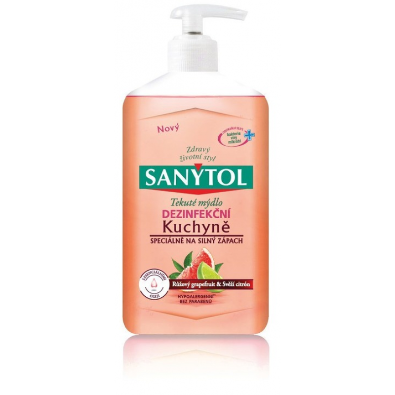 SANYTOL mydlo dezinfekčné Kuchyňa 250ml