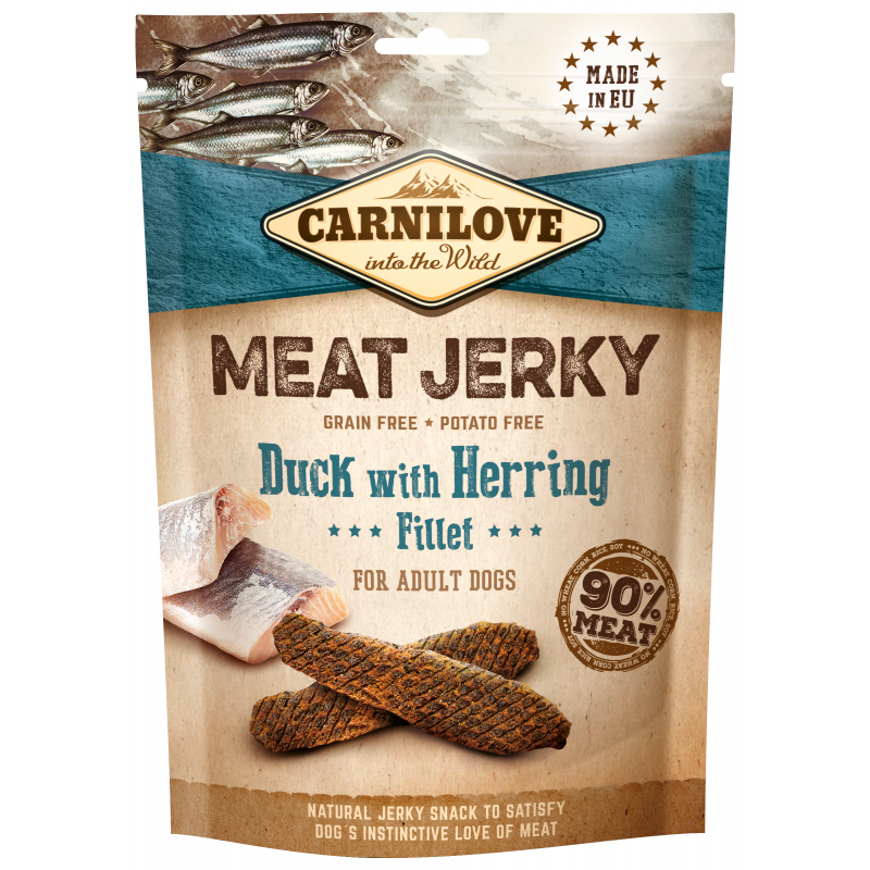 Carnilove Jerky Duck & Herring Fillet 100 g