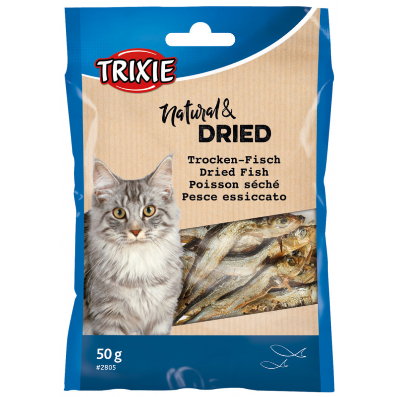 Rybičky sušené pre mačky 5-6cm 50g TRIXIE