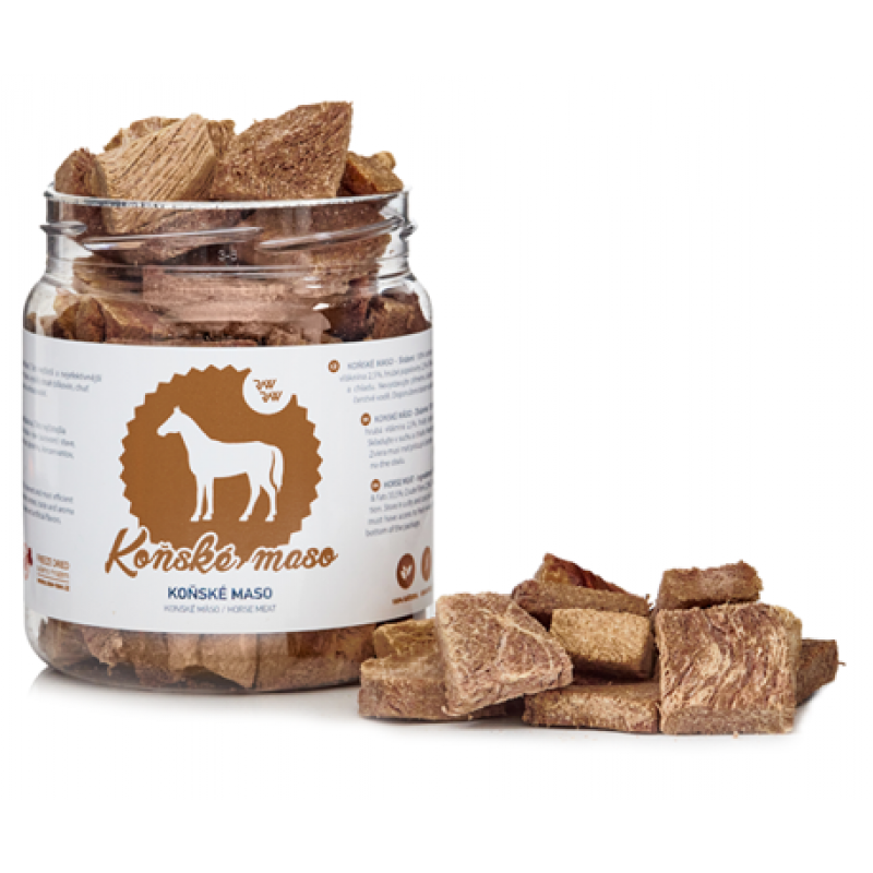 Raw Raw pochúťka mrazom sušené Konské mäso 80g