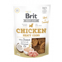 Brit Jerky Snack - Chicken With Insect Meaty Coins 80g