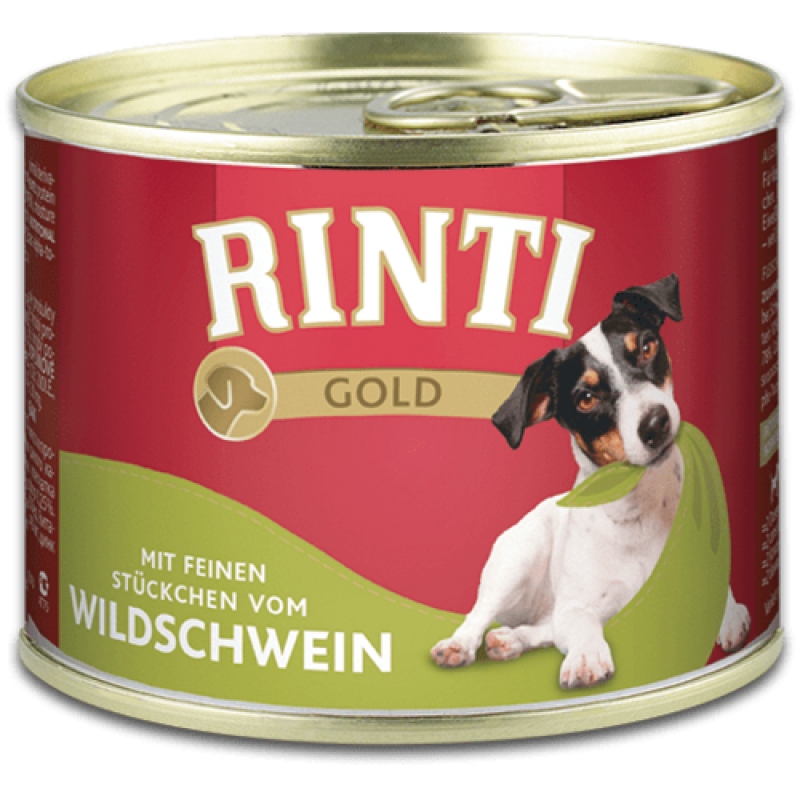Rinti Dog Gold konzerva diviak 185g