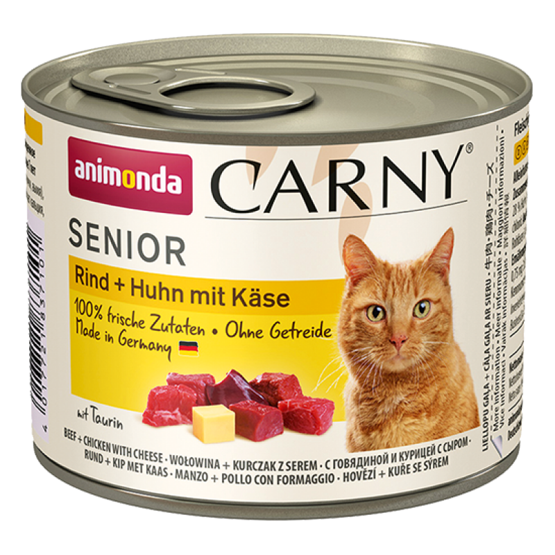 Animonda Carny konzervy Cat SENIOR kura syr 200g