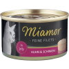 Miamor Cat Filet konzerva kurá + šunka 100g