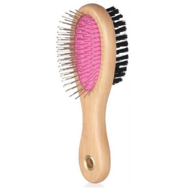 Kefa obojstranná malá vlákna + drôtiky s guličkami 17cm