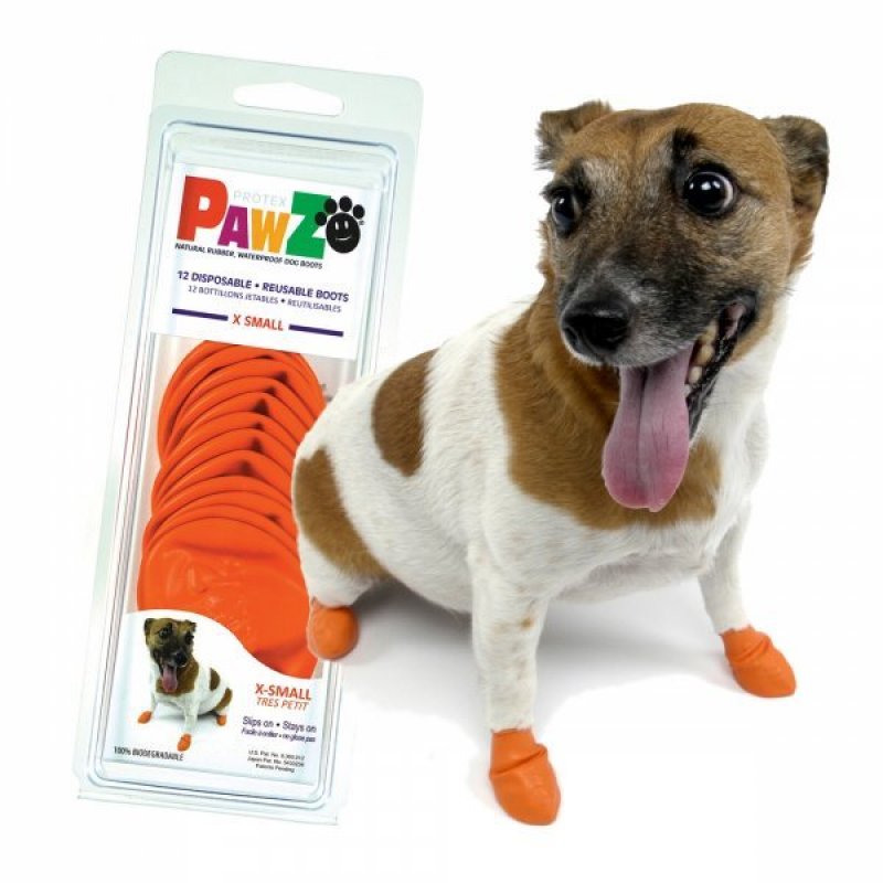 Ochranné topánočky Pawz oranžové XS (12ks)