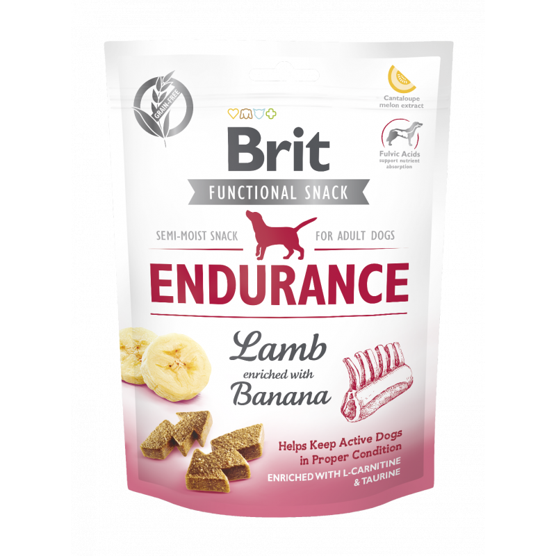 Brit Care Dog Functional Snack Endurance Lamb 150g (min. odběr 10 ks)