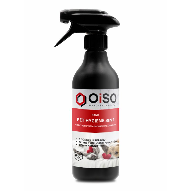 OiSO Čistič, odstraňovač zápachu a dezinfekcia 3v1 500ml