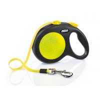 Vodítko FLEXI Neon S 5m/15kg Pásik