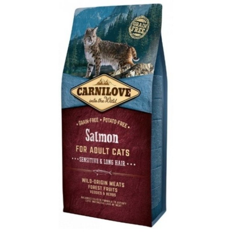 Carnilove Cat Salmon for Adult Sensitiv & LH 6kg VÝPREDAJ