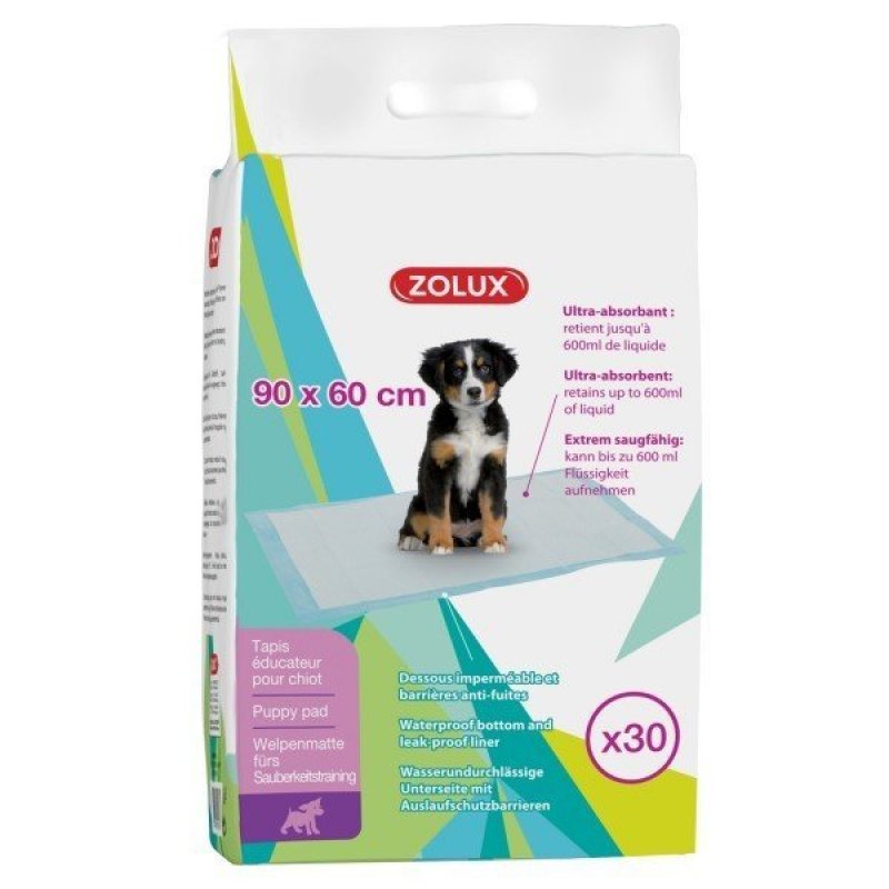 Podložka šteňa 90x60cm ultra absorbent bal 30ks Zolux