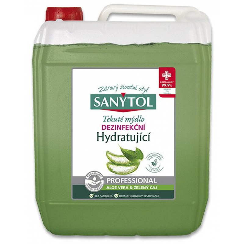 SANYTOL mydlo hydratujúce dezinfekčné PROFESSIONAL 5l