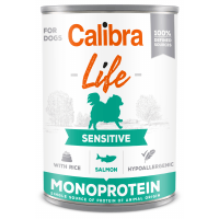 Calibra Dog Life konz. Sensitive Salmon with rice 400 g (min. odběr 6 ks)