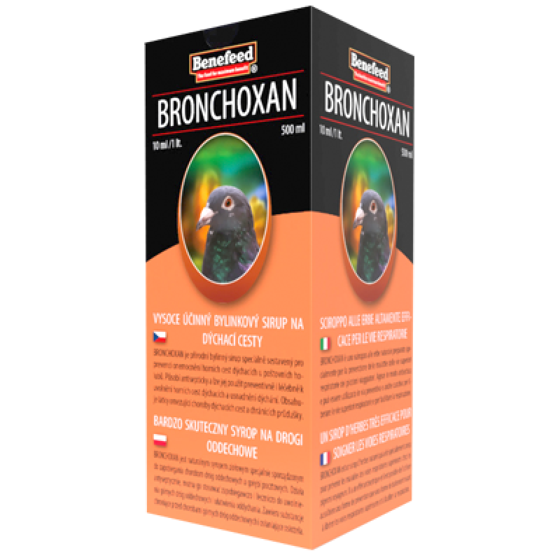 Bronchoxan pre holuby bylinný sirup 500ml