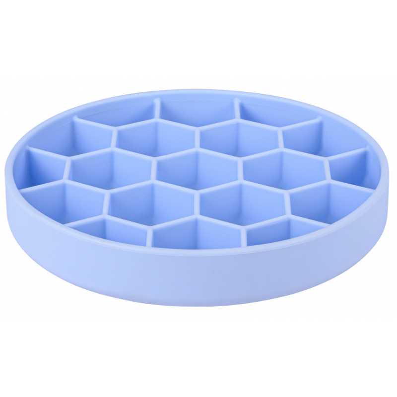 Miska Slow Feeder SILICONE modrá L Zolux