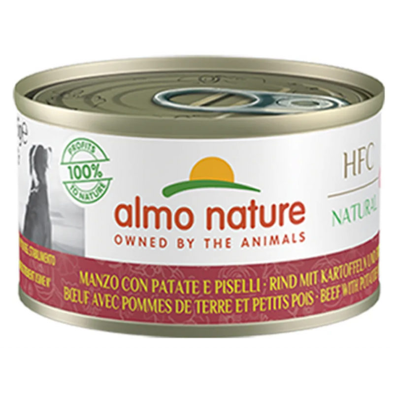 Almo Nature HFC DOG - Hovädzie so zemiakmi a hráškom 95g