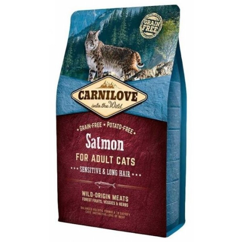 Carnilove Cat Salmon for Adult Sensitiv & LH 2kg
