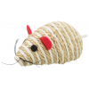 Hračka mačka Myš sisal s guličkami 10cm TR (1 kus)
