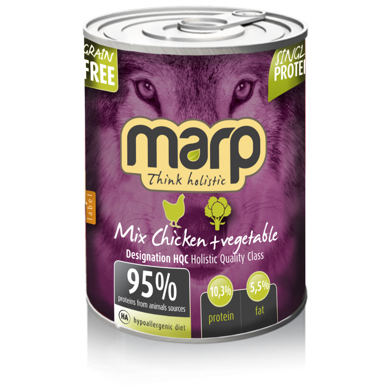 Marp Mix konzerva pre psy kura+zelenina 400g