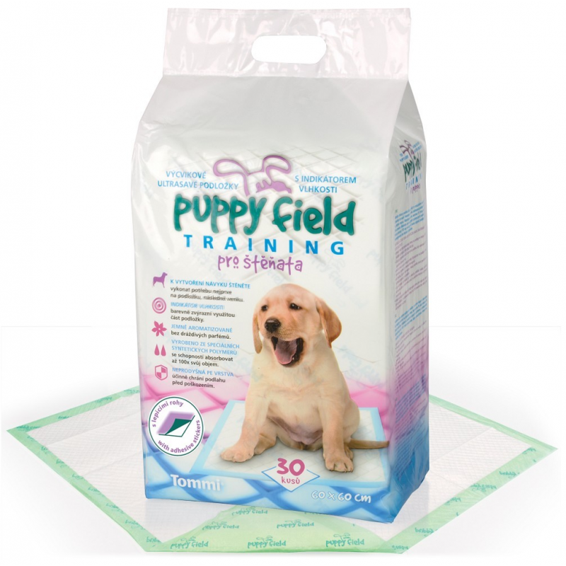 Podložka Puppy Field nácvik. 60x60cm 30ks