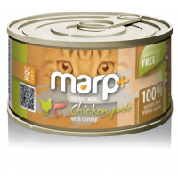 Marp Holistic Plus konzerva pre mačky – Kuracie päty s krevetami 24x70g