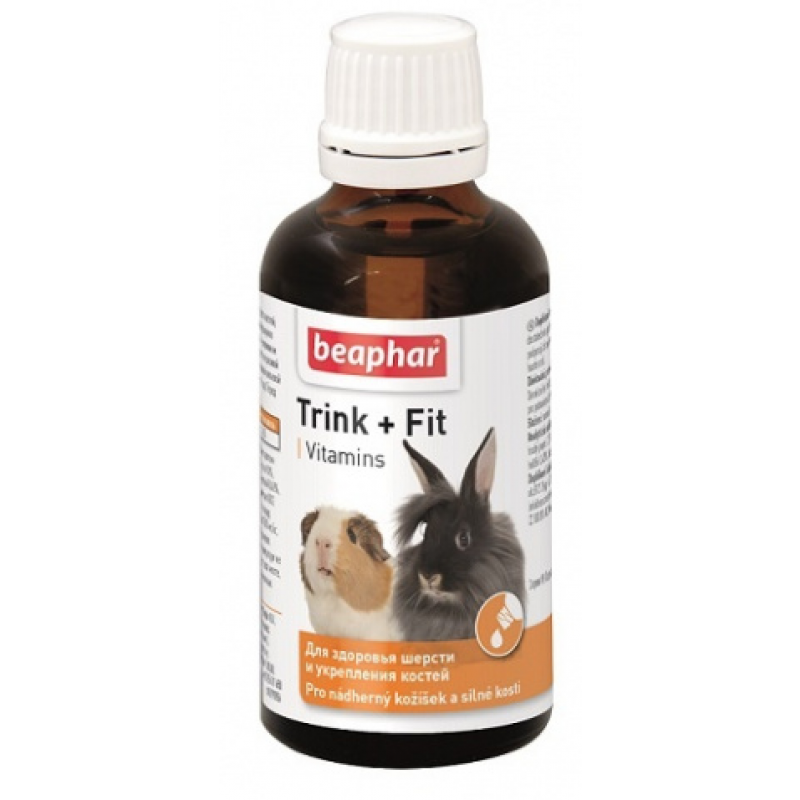 Beaphar minerálne kvapky Trink Fit hlodavci 50ml