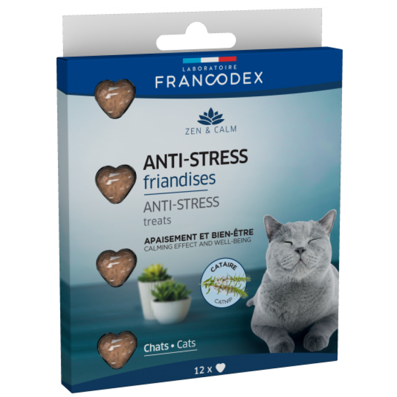 Francodex Pochúťka Anti-Stress pre mačky 12ks