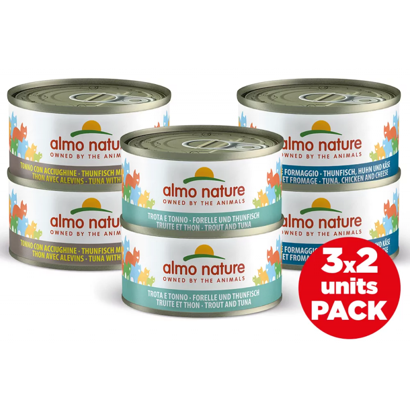 Almo Nature HFC Cat Multipack s rybou 6x70g