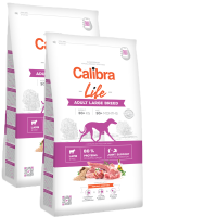 2x Calibra Dog Life Adult Large Breed Lamb 12 kg