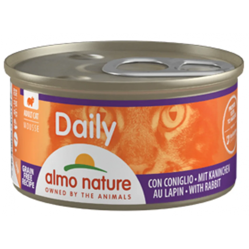 Almo Nature Daily Menu - Pena s králikom 85g (odber 24 ks)