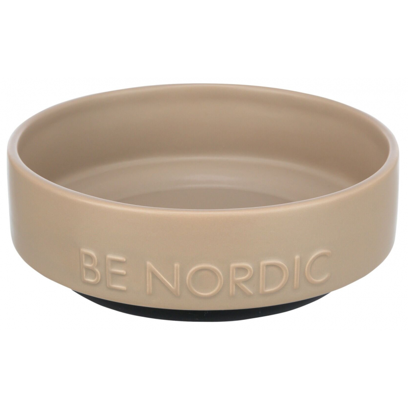 BE NORDIC keramická miska, 0.5l / 16 cm, šedohnedá
