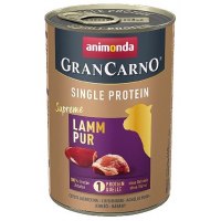 GRANCARNO Single Protein 400 g čisté jahňacie, konzerva pre psov