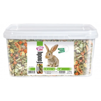 LOLO BASIC kompletné krmivo pre králiky 3 L, 2 kg kýblik