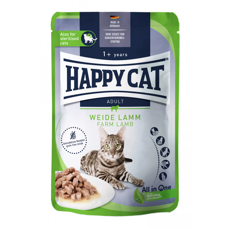 Happy Cat Meat in Sauce - Culinary Weide-Lamm 85 g
