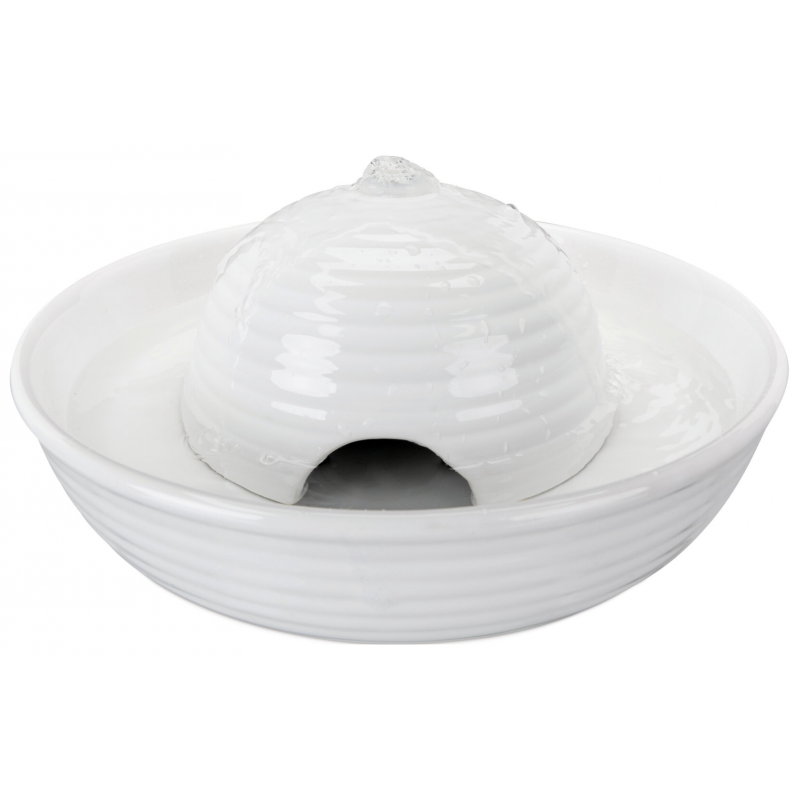 Pítko fontána VITAL FLOW MINI, keramická 0,8 l biela (RP 0,11 €)