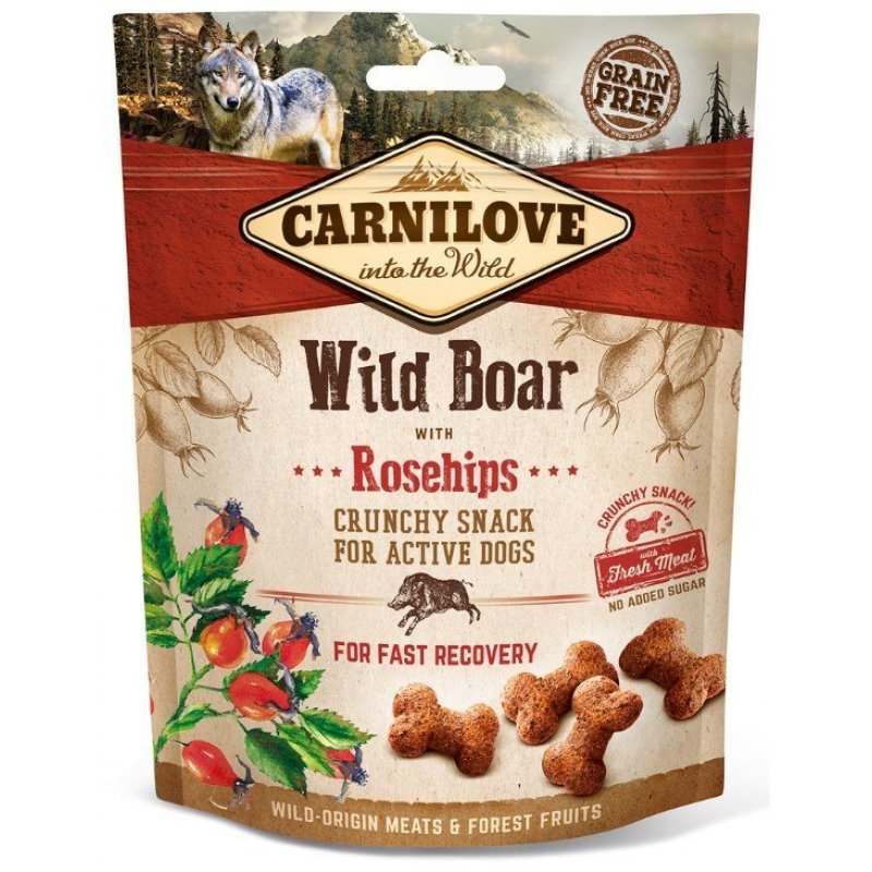 Carnilove Dog Crunchy Snack Wild Boar & Rosehips 200g