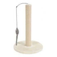 Škrabadlo stĺpik s hračkou béžová 48cm Zolux