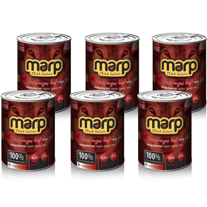 Marp Angus Beef konzerva pre psy s hovädzím 6x400g