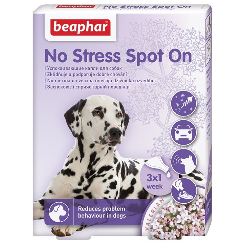 Beaphar No Stress Spot On pre psy 3x0,7ml