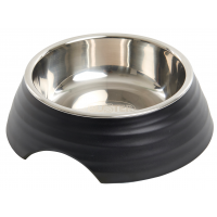Miska melamín Frosted Ripple Bowl 350ml čierna BUSTER