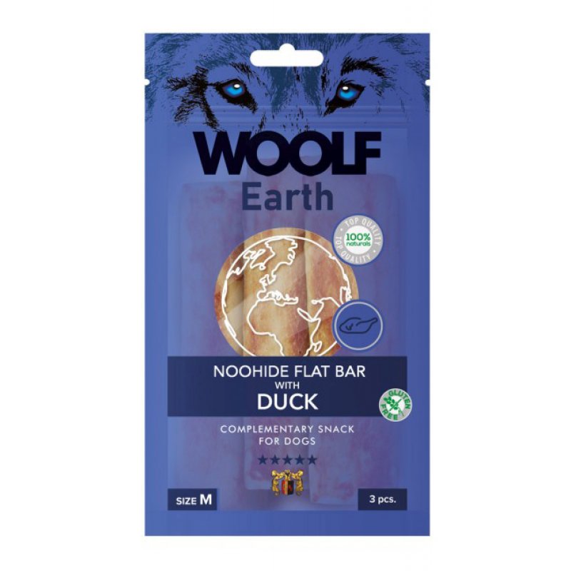 Woolf pochúťka Earth NOOHIDE M Duck 90g