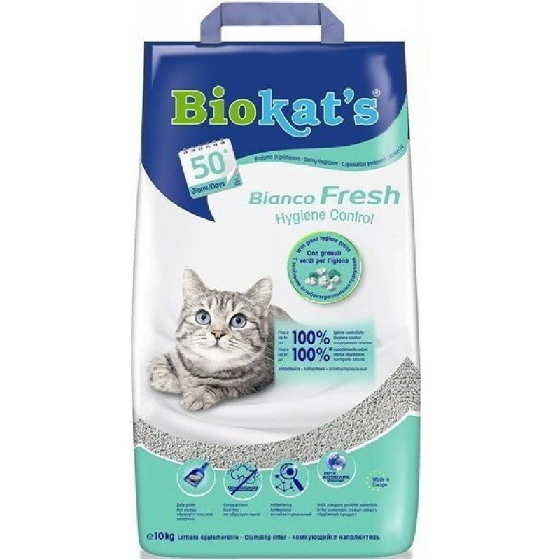 Podstielka Biokat´s Bianco Fresh Control 10kg
