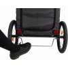 Vozík za bicykel, s funkciou rýchleho skladania L 74 x 95 x 103/143 cm šedý