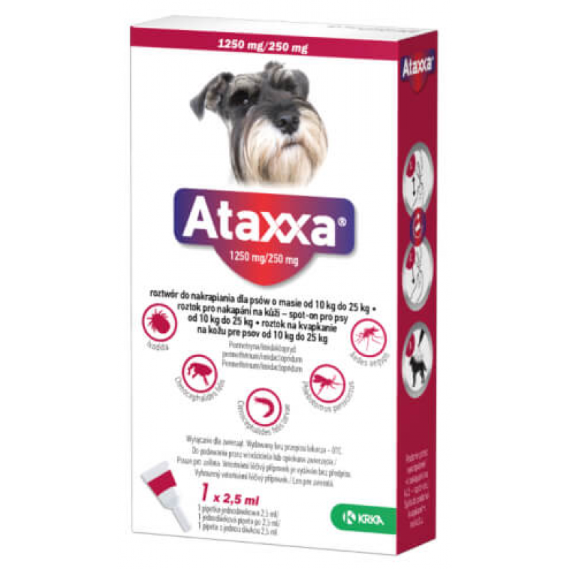 Ataxxa Spot-on Dog L 1250mg/250mg 1x2,5ml