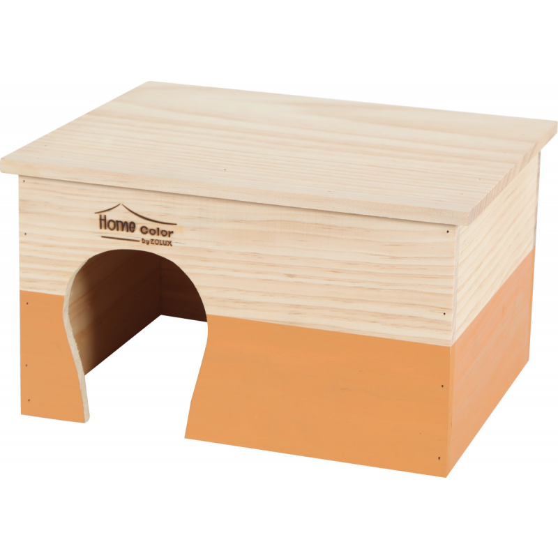 Domček pre hlodavce HOME COLOR XL oranžový Zolux