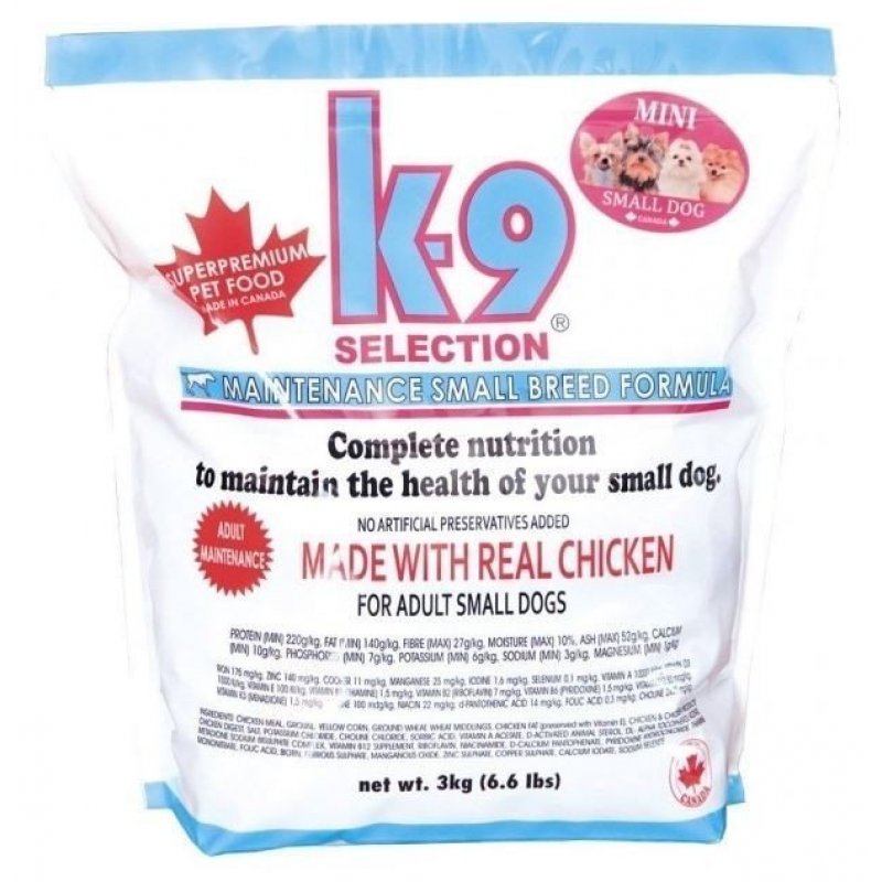 K-9 Selection Maintenance Small 3kg