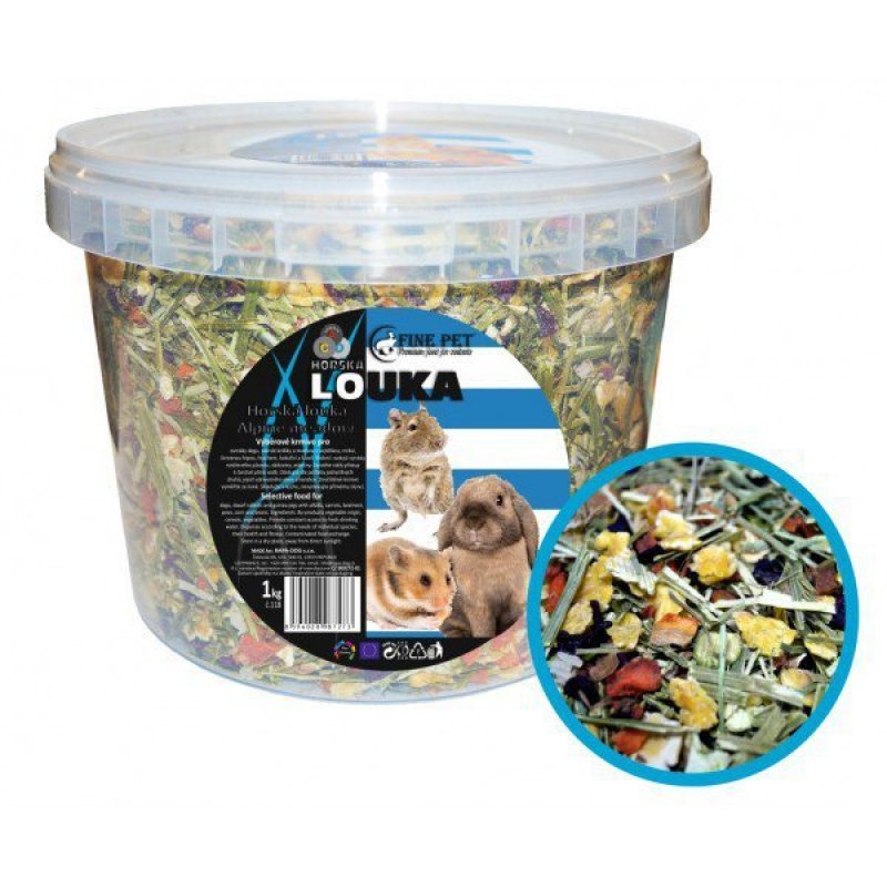 FINE PET Horská lúka pre hlodavce 1kg