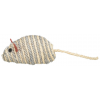 Hračka mačka Myš sisal s guličkami 10cm TR (1 kus)
