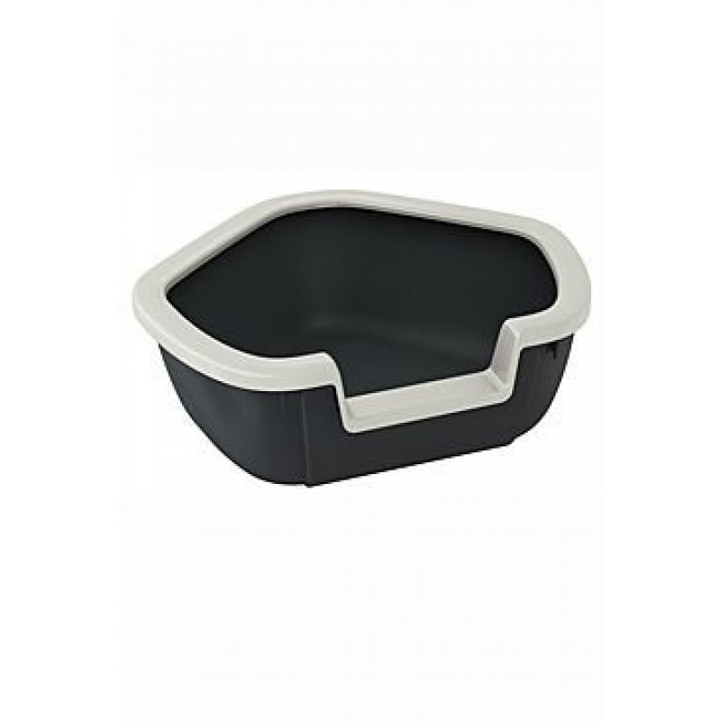 WC pre mačku rohové s rámom DAMA 57,5x51,5x22 cm Ferplast