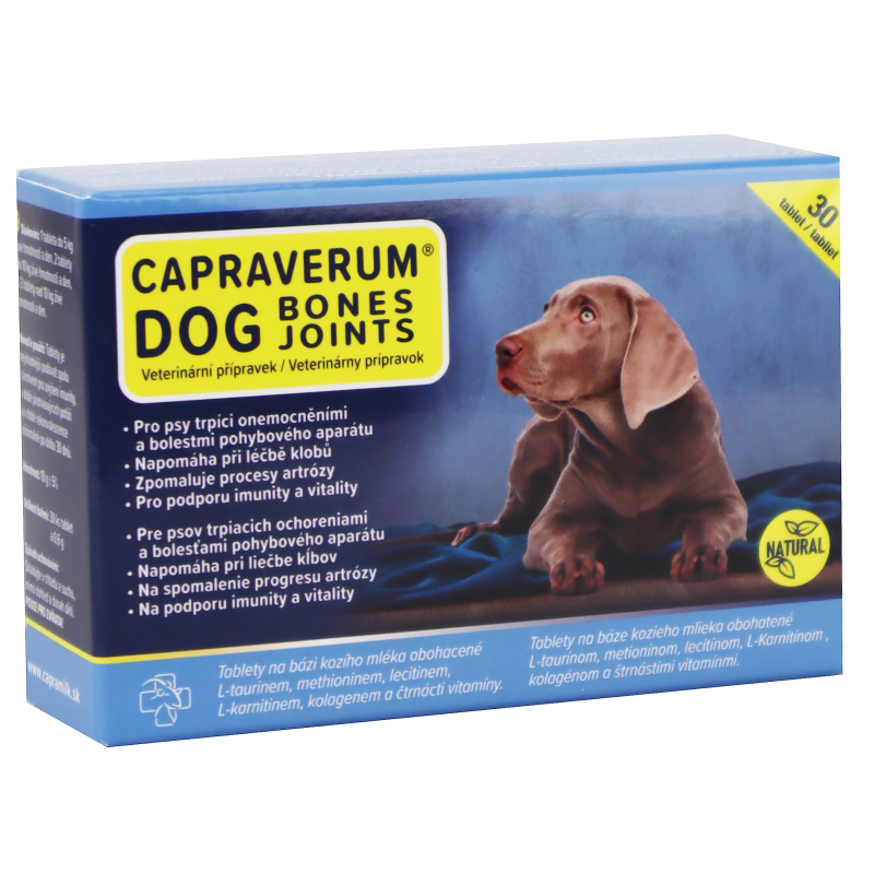 CAPRAVERUM DOG bones-joints 30tbl